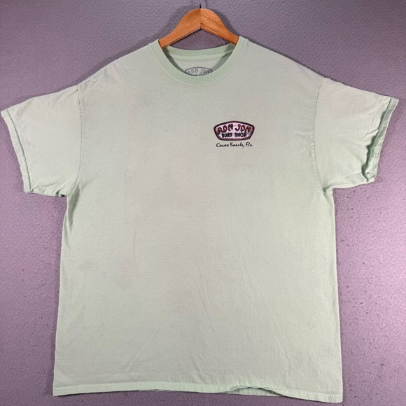 Ron Jon Surf Shop Cocoa Beach T-Shirt Adult XL‎ Green Florida Wildlife Guards - Picture 1 of 9